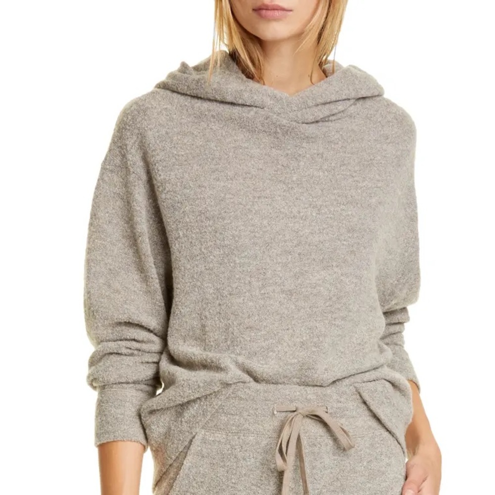 NWT Vince Textured Hooded Sweater
